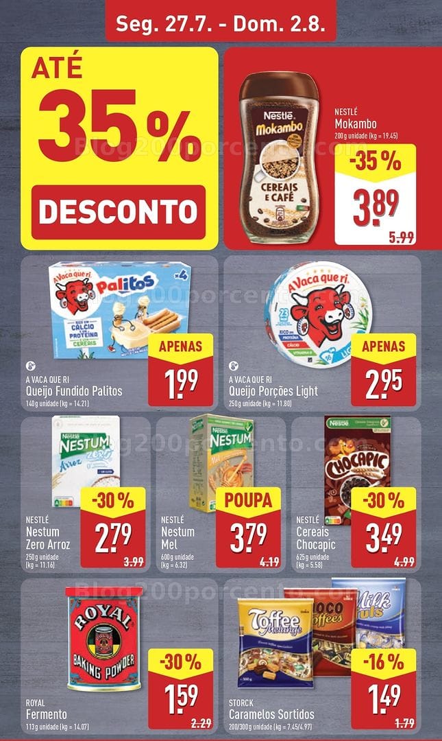 Antevisão Folheto ALDI Promoções de 27 julho a 2 agosto